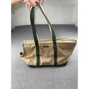 Wagwear Boat Canvas Carrier Dog Hampton Bag Tan Green Tote Outdoor Travel Summer